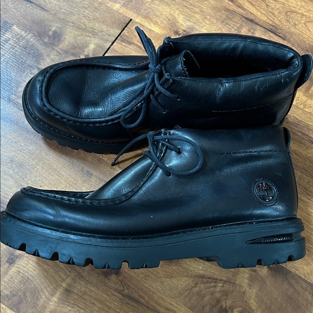 Timberland Black Leather Ankle Boots Men’s 11 Medium Width
